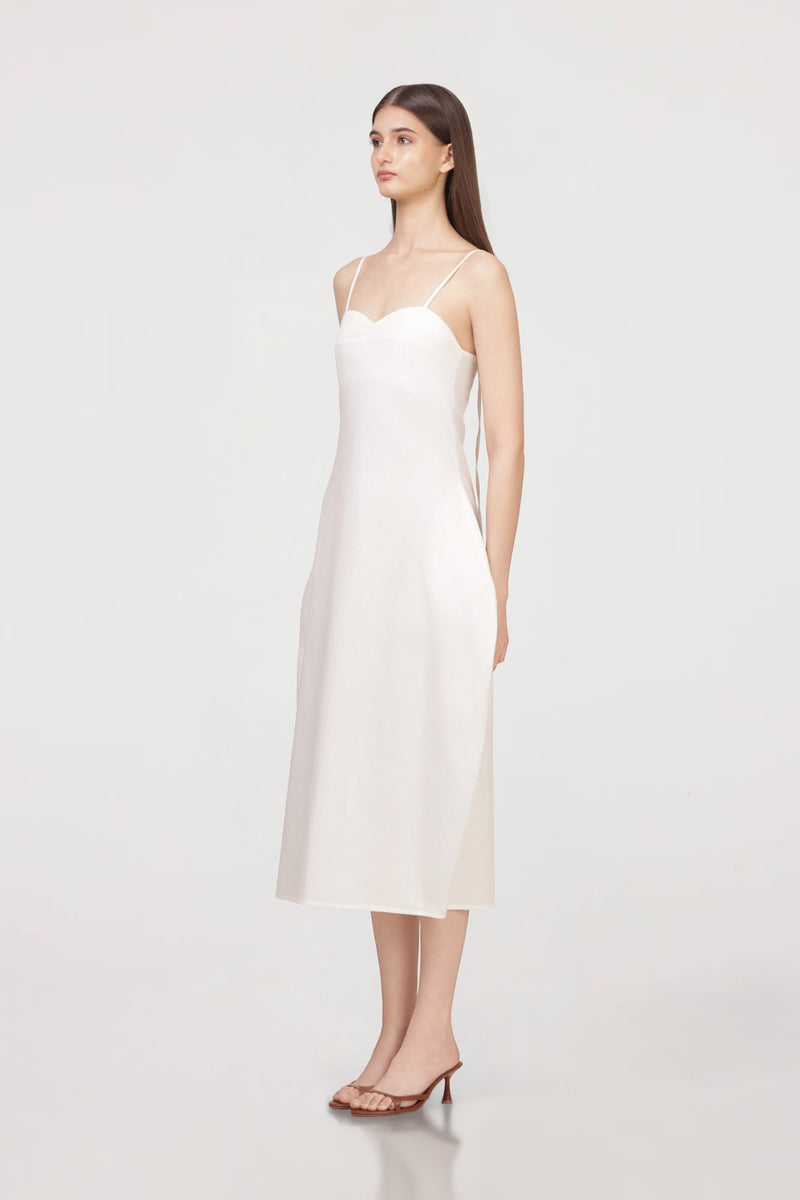 Sculptural Poplin Dress