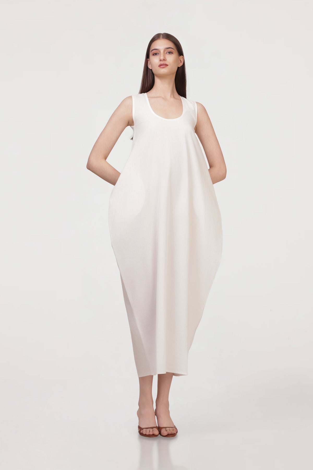 Hourglass Cotton Dress